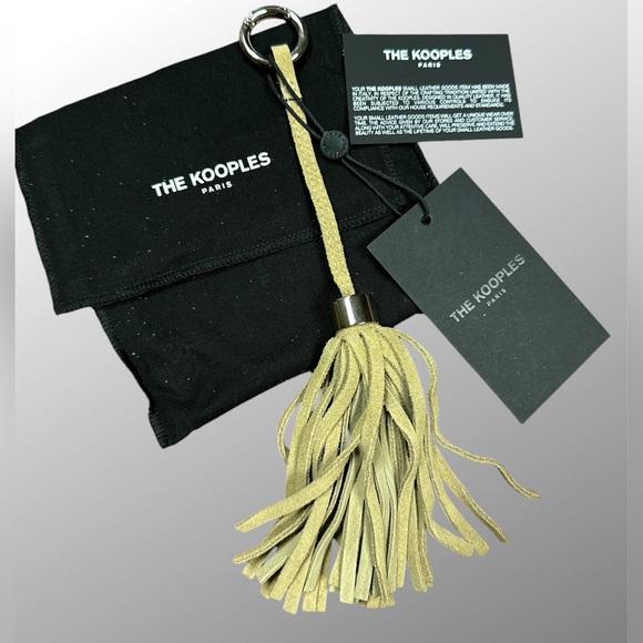 The Kooples Calfskin Tassel key chain - Picture 1 of 6